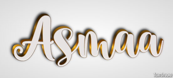 Asmaa Text Effect