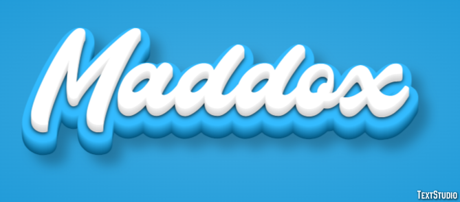 Maddox Efekt tekstowy