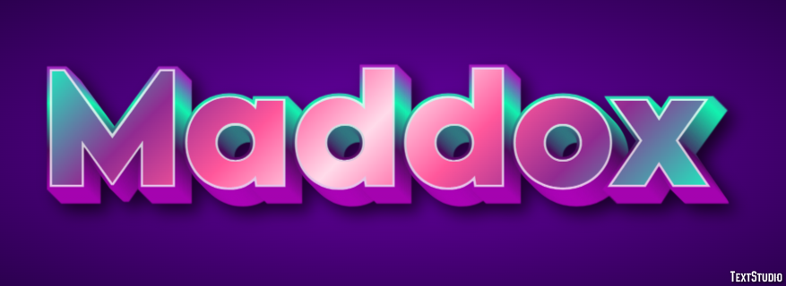 Maddox テキスト効果