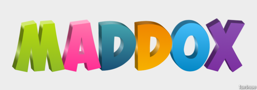 Maddox テキスト効果