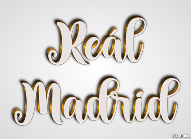 Reál Madrid Текстовый эффект