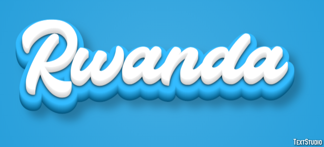 Rwanda Text Effect