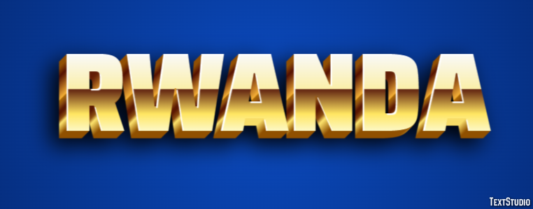 Rwanda Text Effect