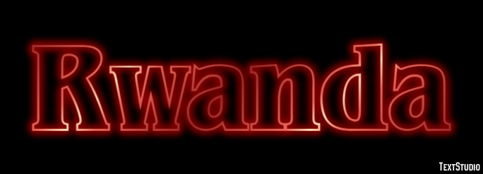 Rwanda Text Effect