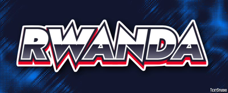 Rwanda Text Effect