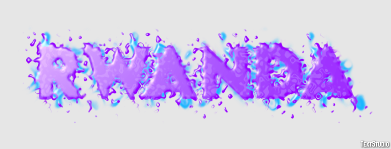 Rwanda Text Effect