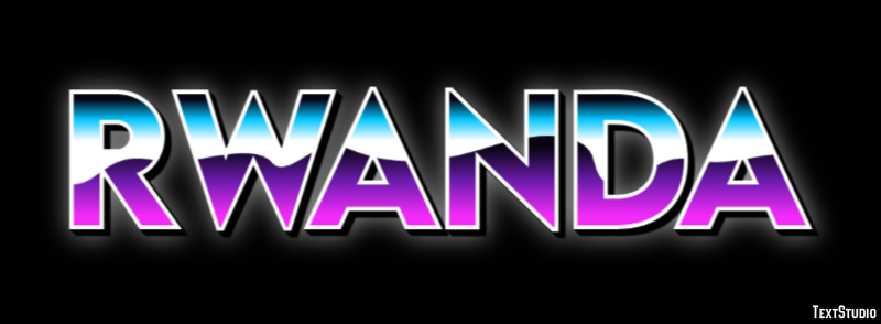 Rwanda Text Effect