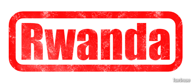 Rwanda Texteffekt