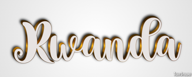 Rwanda Text Effect