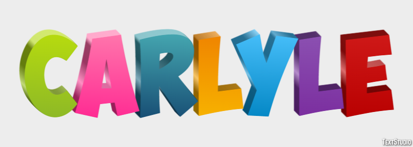 Carlyle Text effect