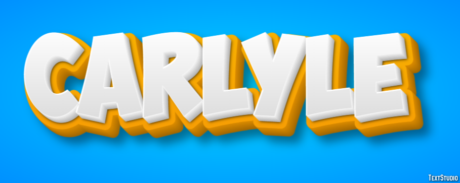 Carlyle Text effect