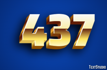 437 Text Effect