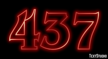 437 Text Effect