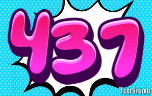 437 Text Effect