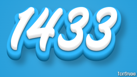 1433 Efecto de Texto