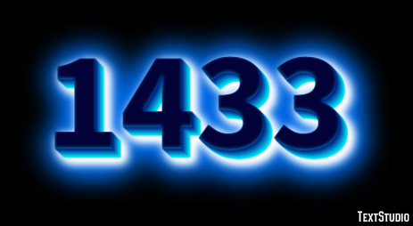 1433 Efecto de Texto