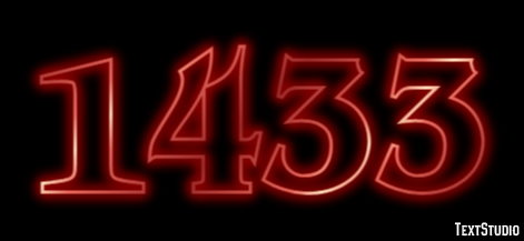 1433 Efecto de Texto