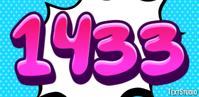 1433 Efecto de Texto