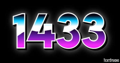1433 Efecto de Texto