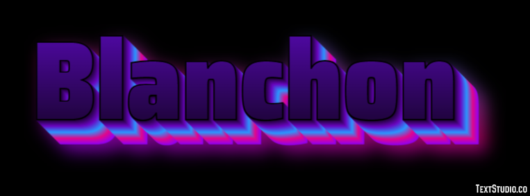 Blanchon Efekt tekstowy