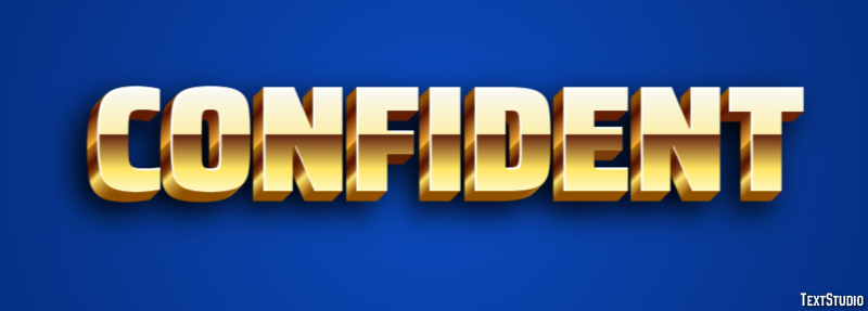 Confident Text Effect