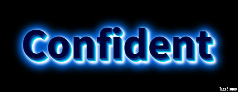 Confident Text Effect
