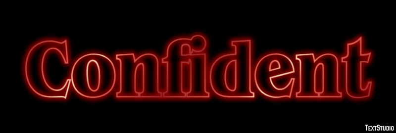 Confident Text Effect