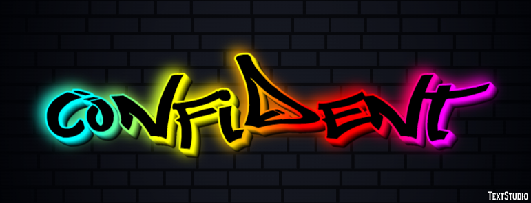 Confident Text Effect