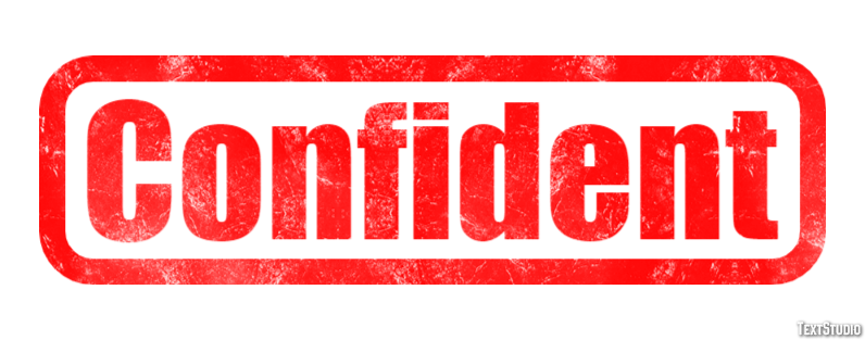 Confident Text Effect