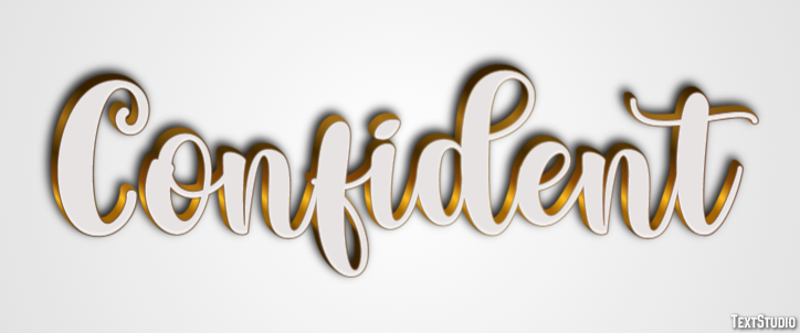 Confident Text Effect