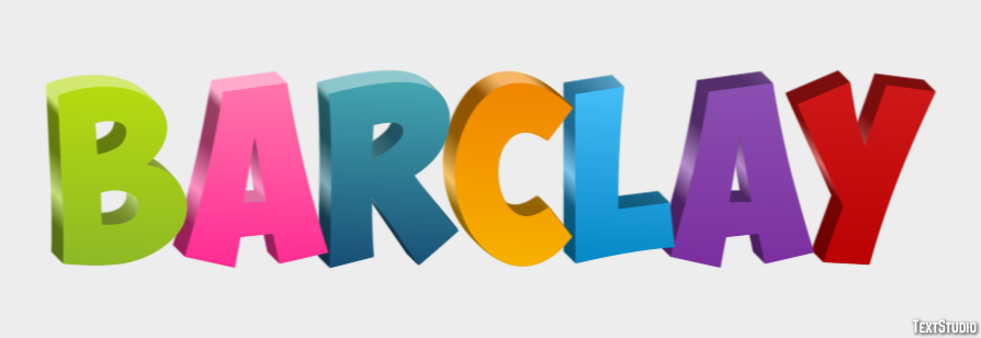 Barclay Text Effect