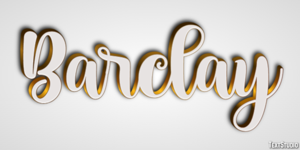 Barclay Text Effect