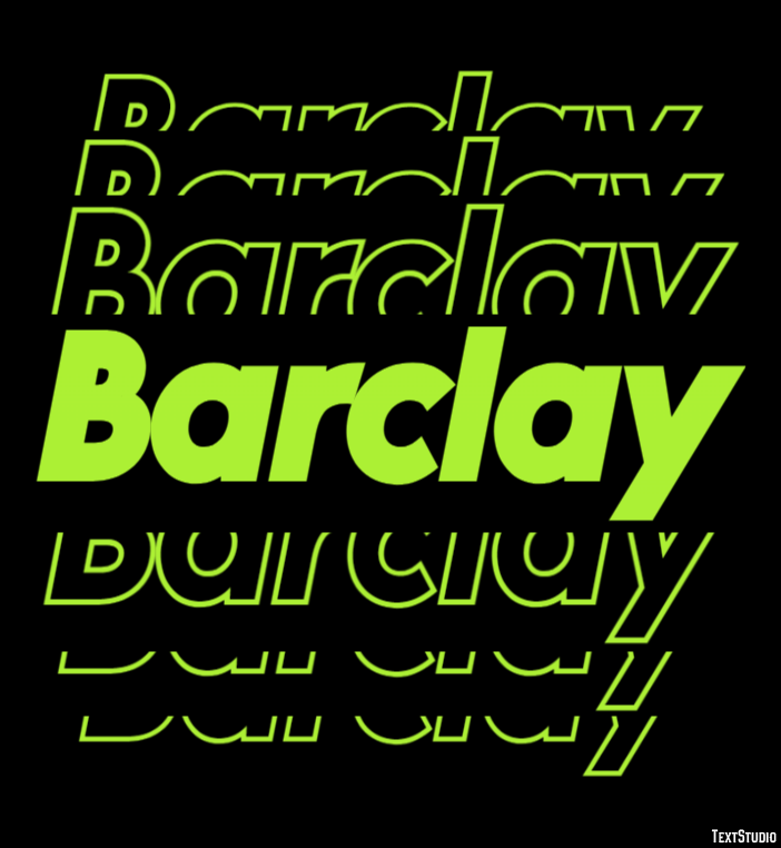 Barclay Effetto testo