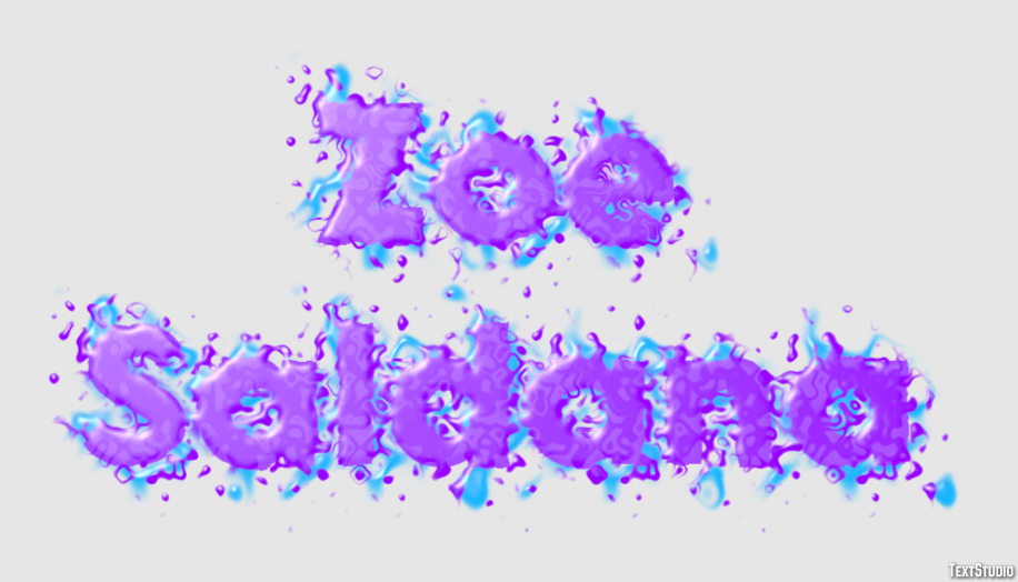Zoe Saldana Text effect