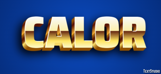 Calor Text effect
