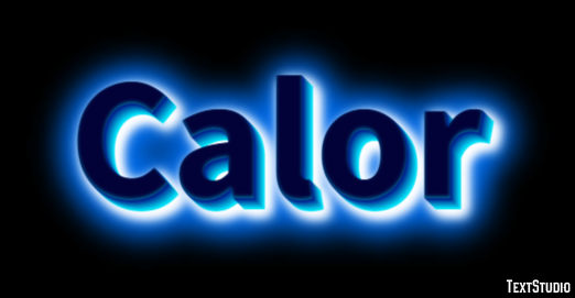 Calor Efeito de texto