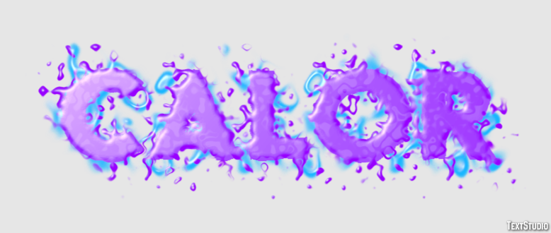 Calor Text effect