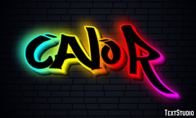 Calor Text effect