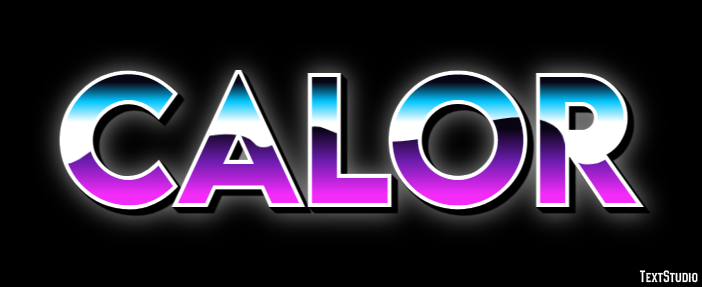 Calor Text effect