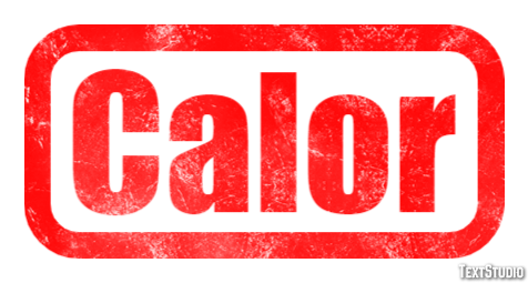 Calor Text effect