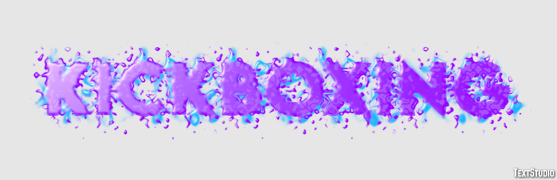 Kickboxing Text effect