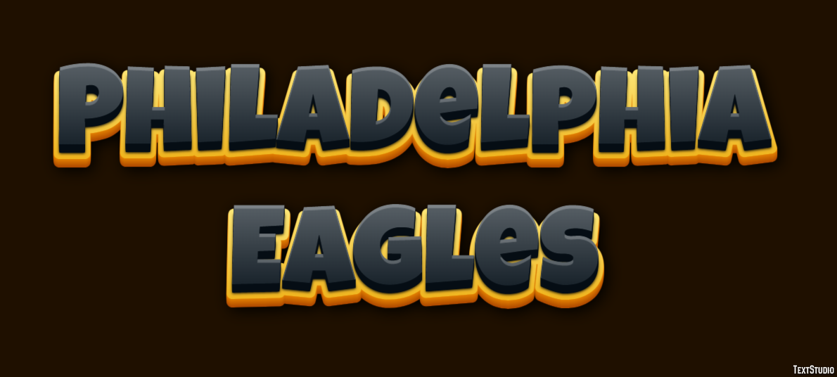 Philadelphia Eagles Effet de texte
