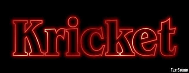 Kricket Texteffekt