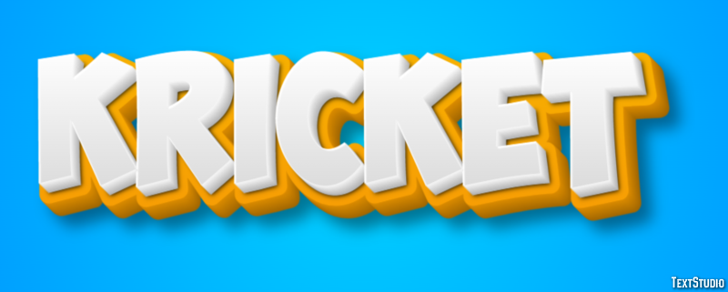 Kricket Texteffekt