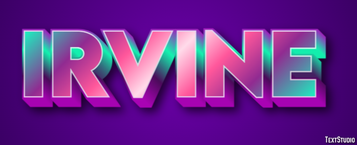 Irvine Efekt tekstowy