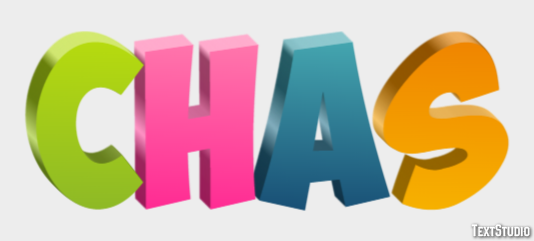 Chas Text effect
