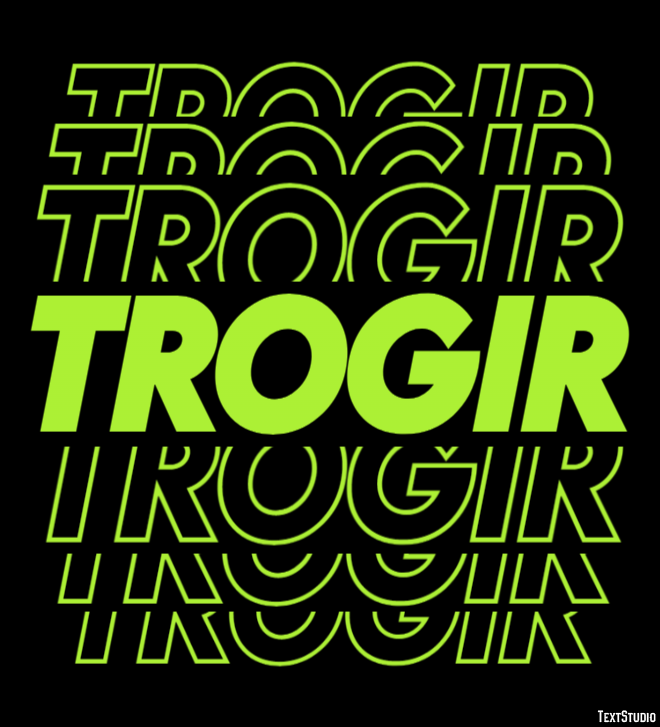 Trogir Effetto testo