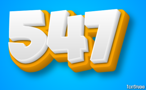 547 Text Effect