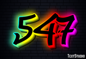 547 Text Effect