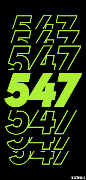 547 Text Effect
